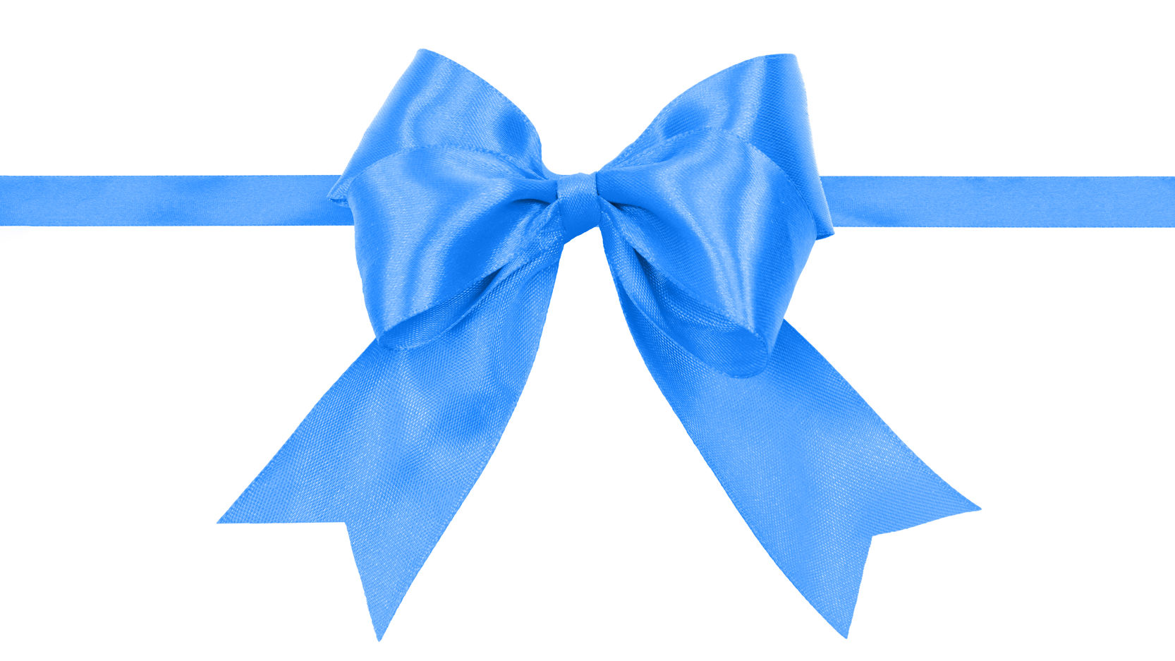 Billede af blå sløjfe