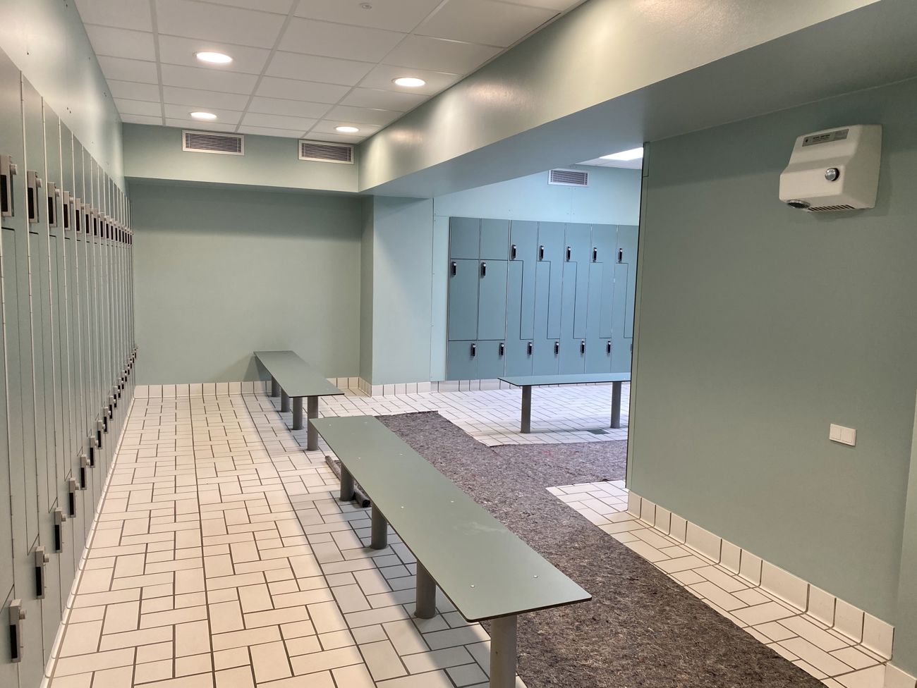 Billede af herreomklædningsrummet