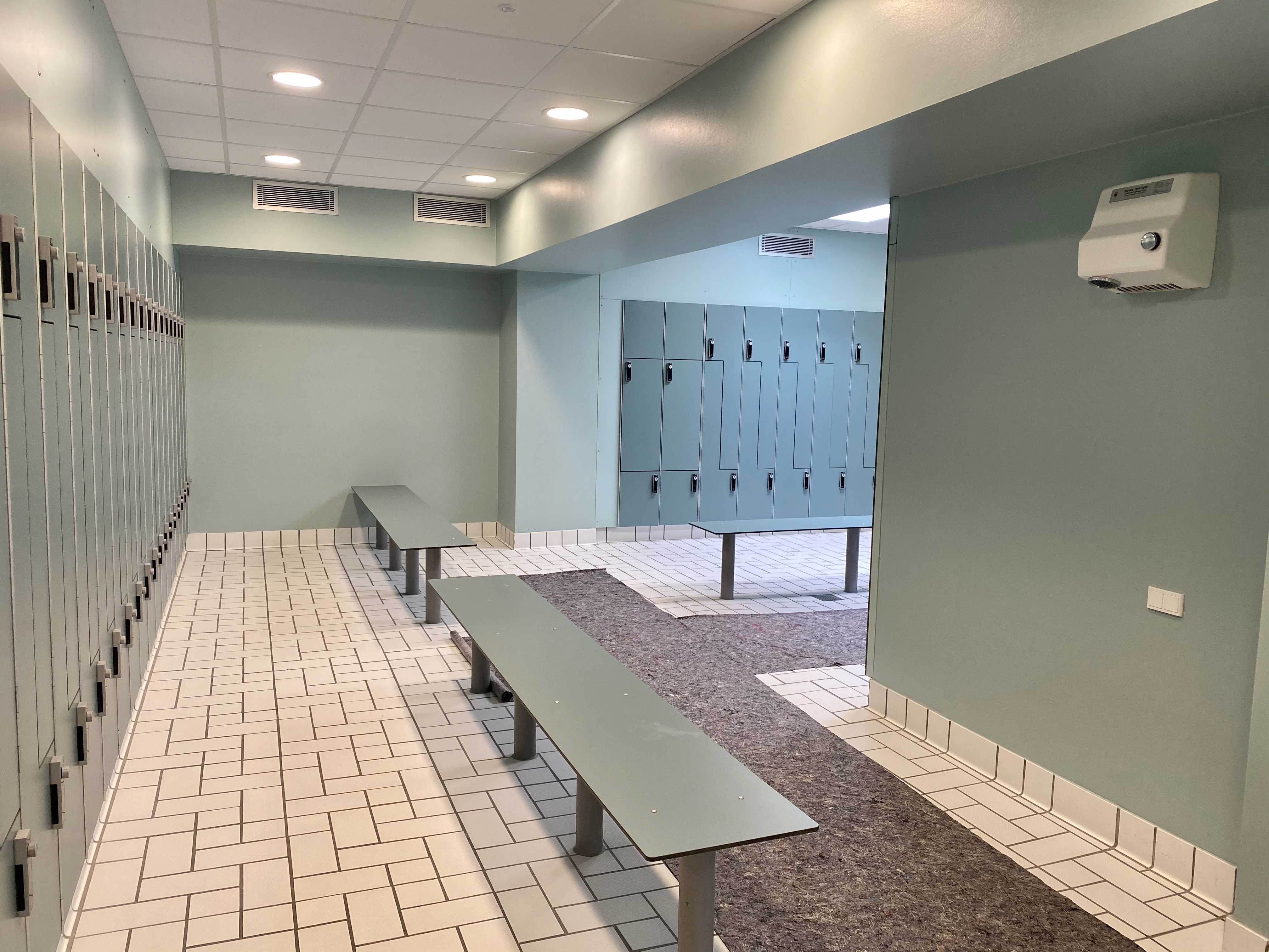 Billede af herreomklædningsrummet