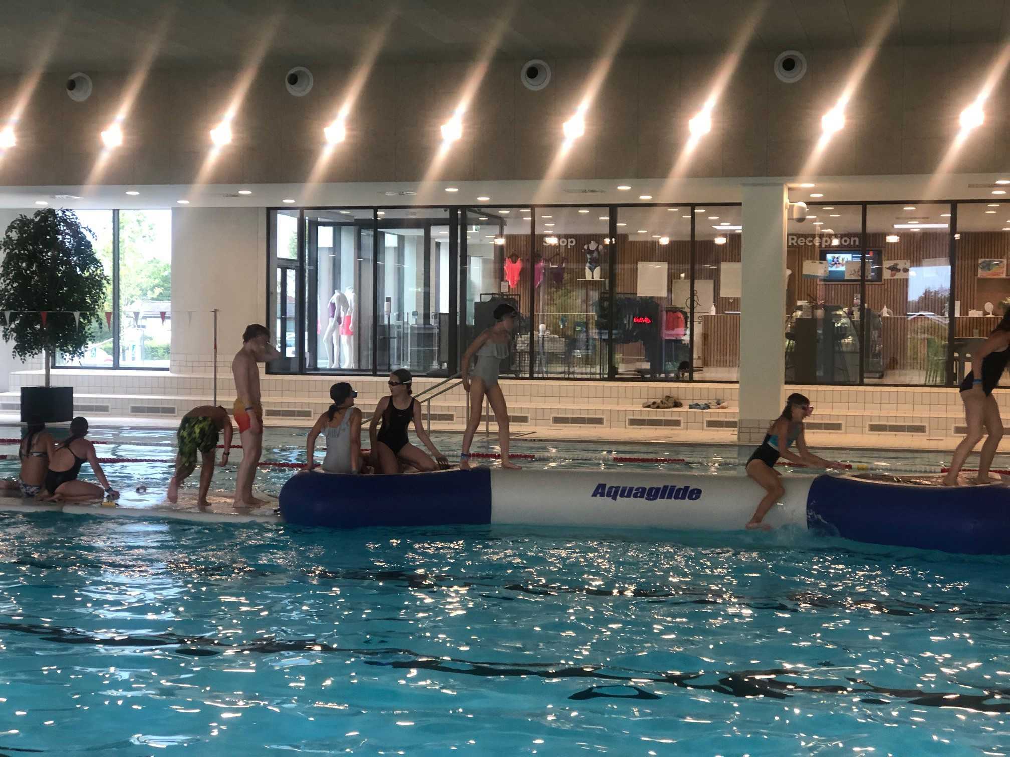 Vandleg på Aquaglide i 50 meter bassinet