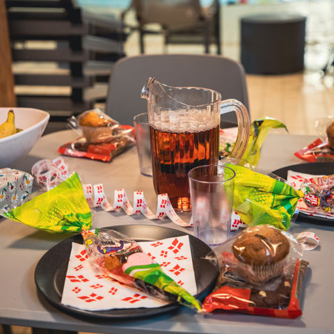 Fødselsdagsopdækning