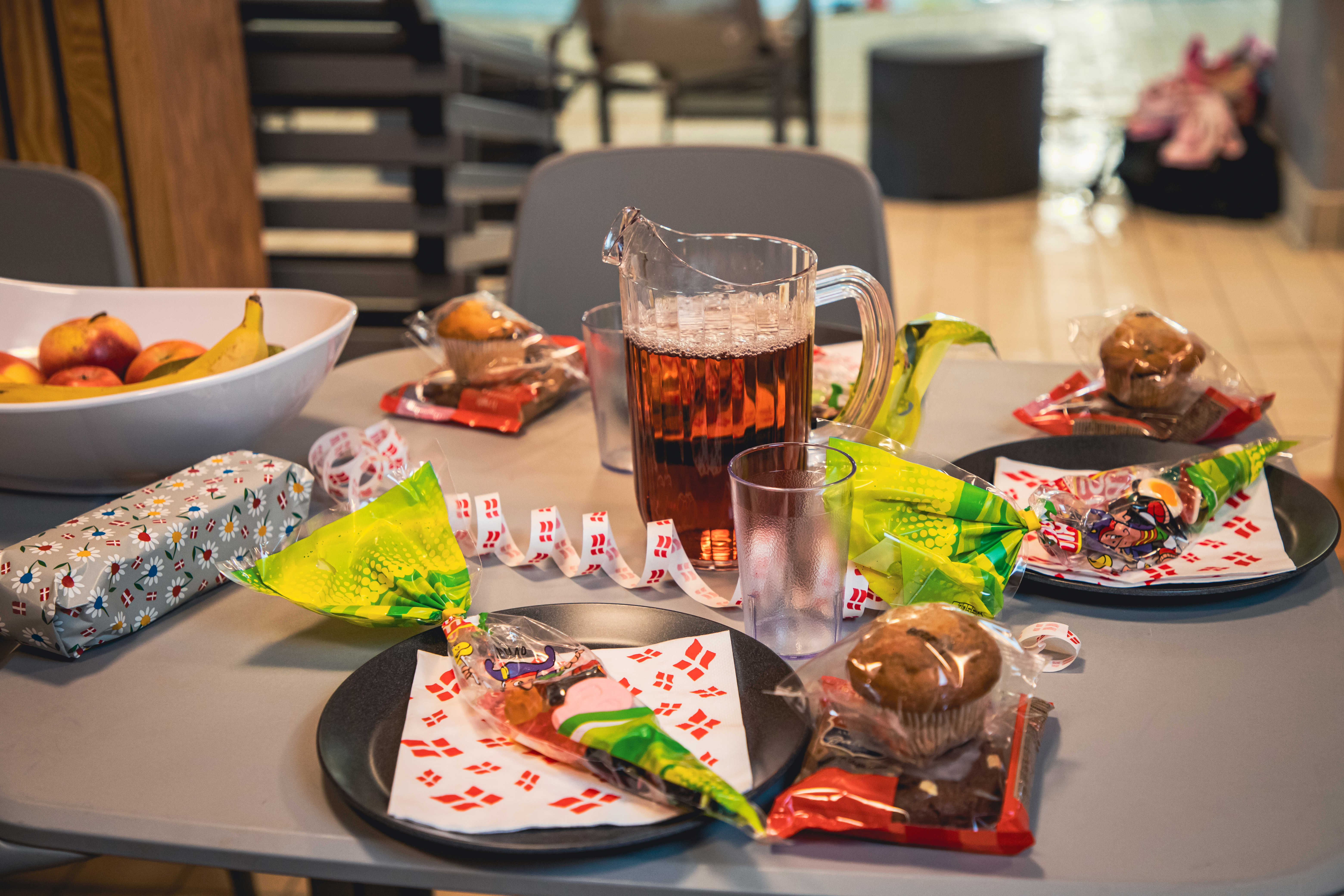 Fødselsdagsopdækning