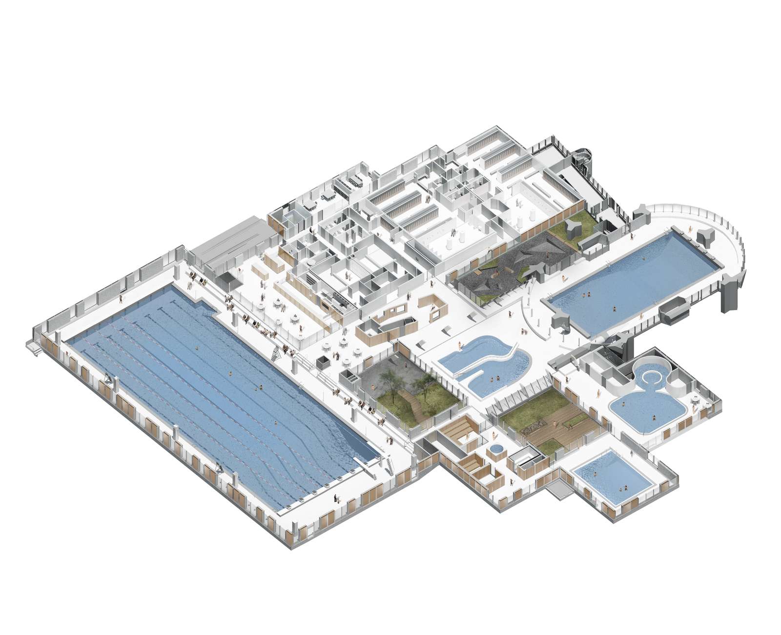 Plantegning Roskilde Badet