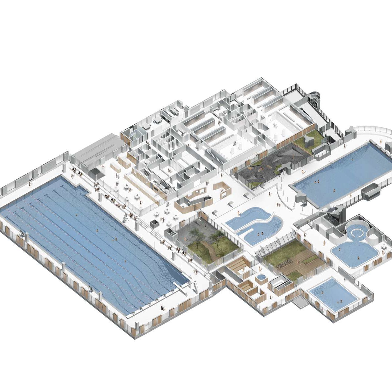 Plantegning Roskilde Badet