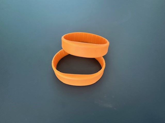 Orange bracelet