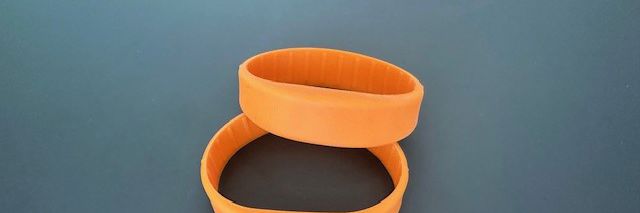 Orange bracelet