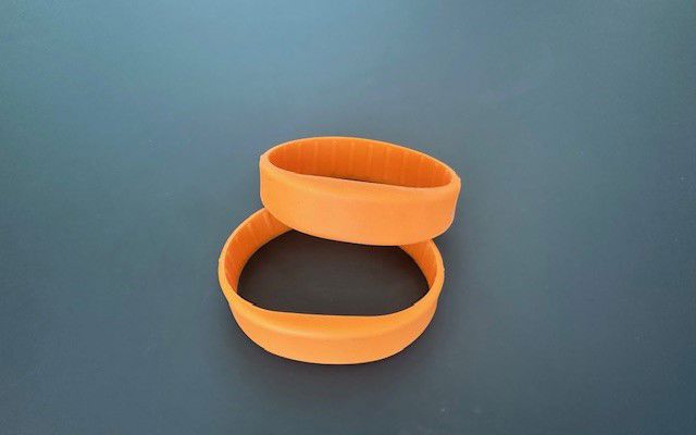 Orange bracelet
