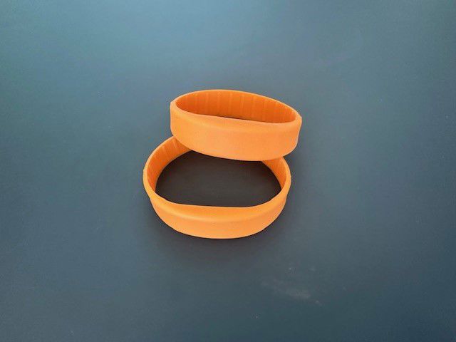 Orange bracelet